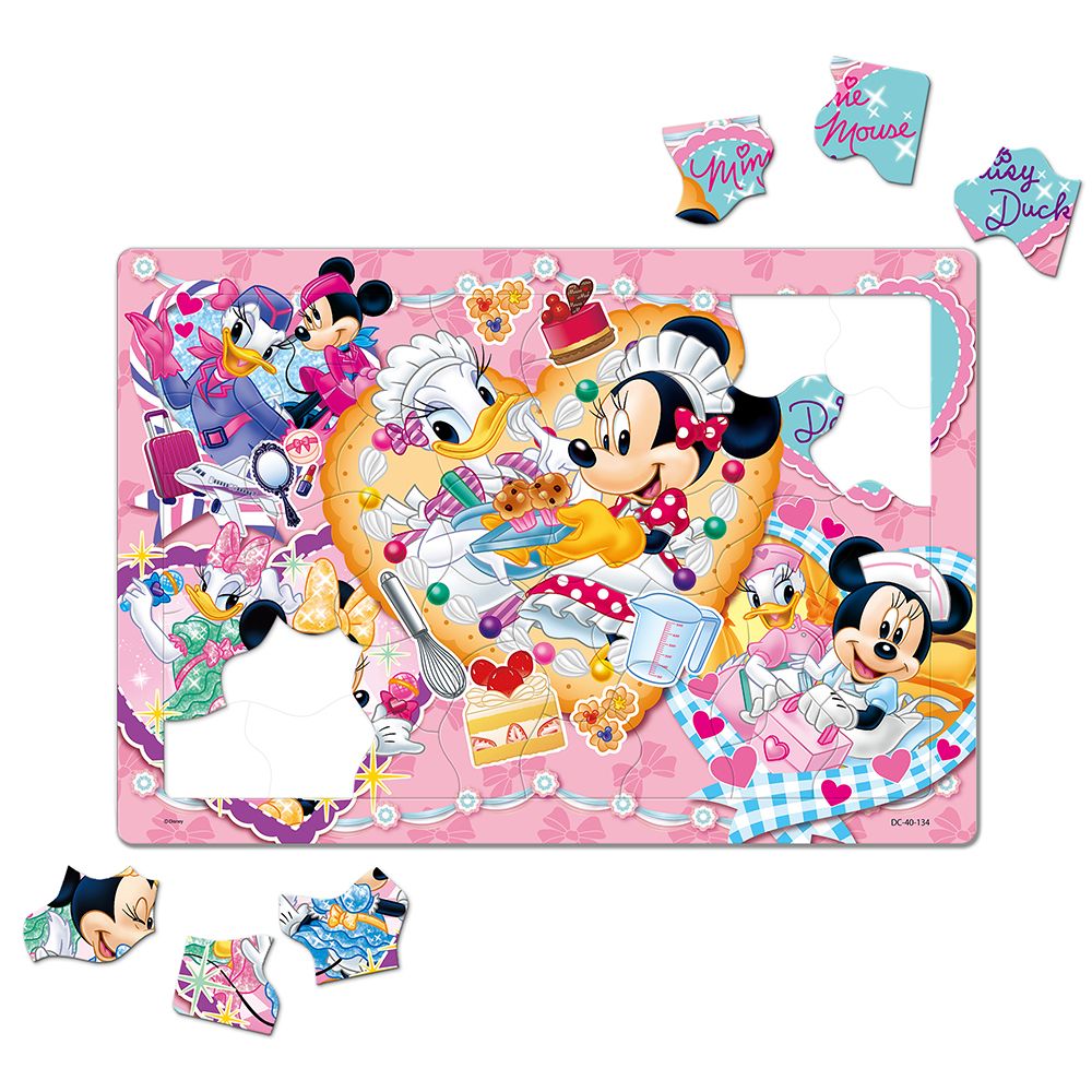 公式 ショップディズニー ミニー デイジー チャイルドパズル 40ピース あこがれ いっぱい