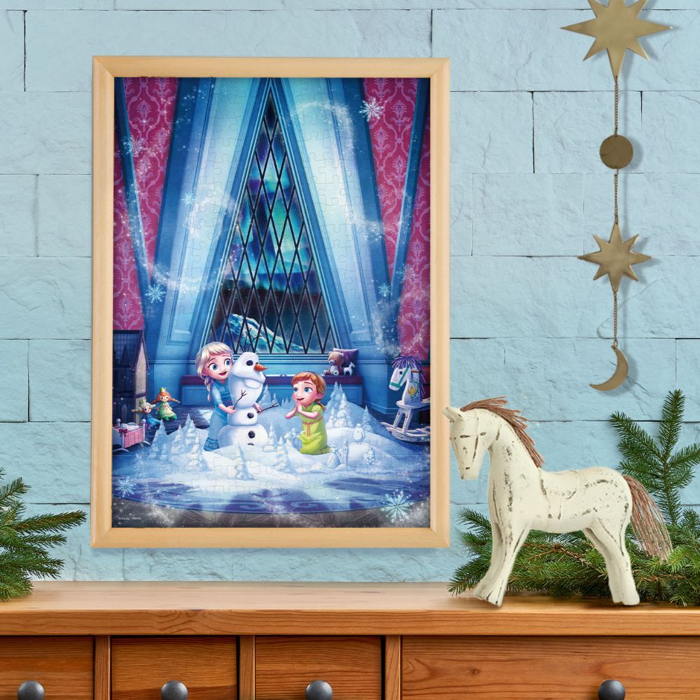 アナと雪の女王 ホログラムペーパー ジグソーパズル 300ピース「いつも ふたりで（アナと雪の女王）」