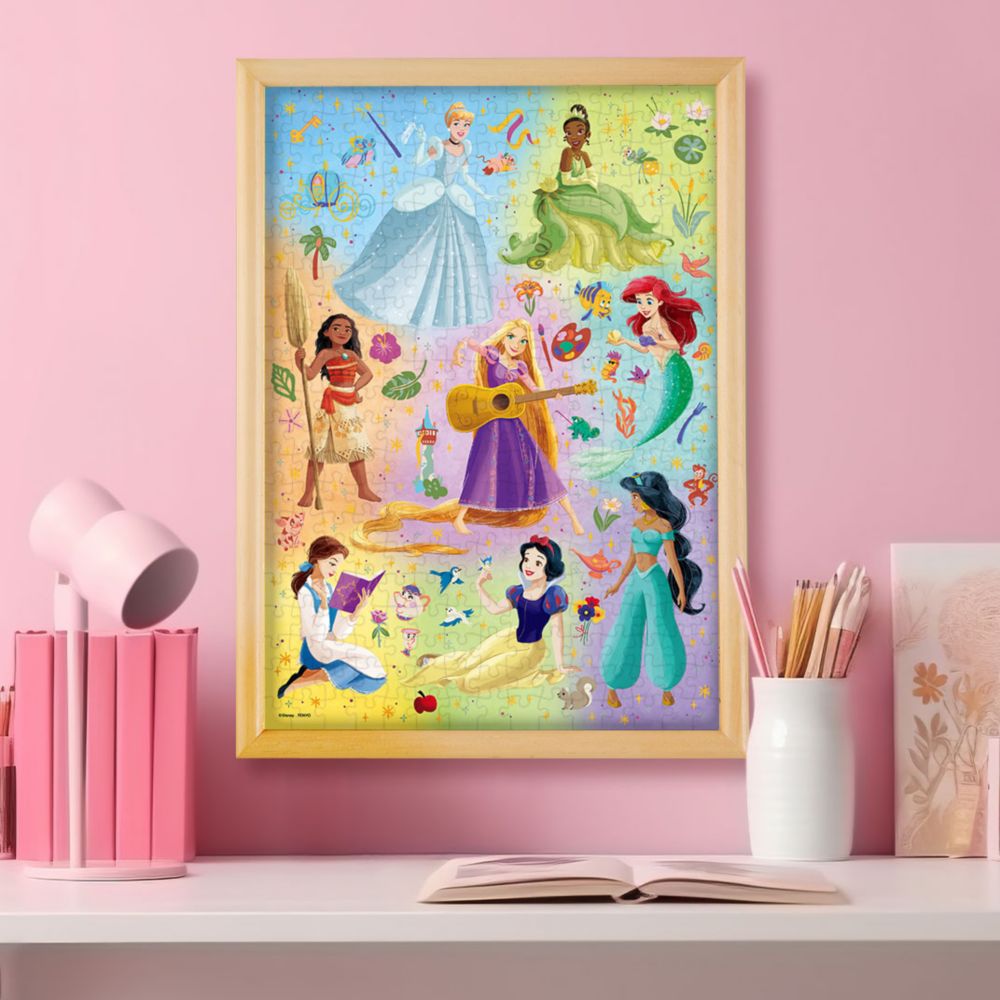 ディズニープリンセス ホログラムペーパー ジグソーパズル 300ピース「ユア ワンダフル(ディズニープリンセス)」