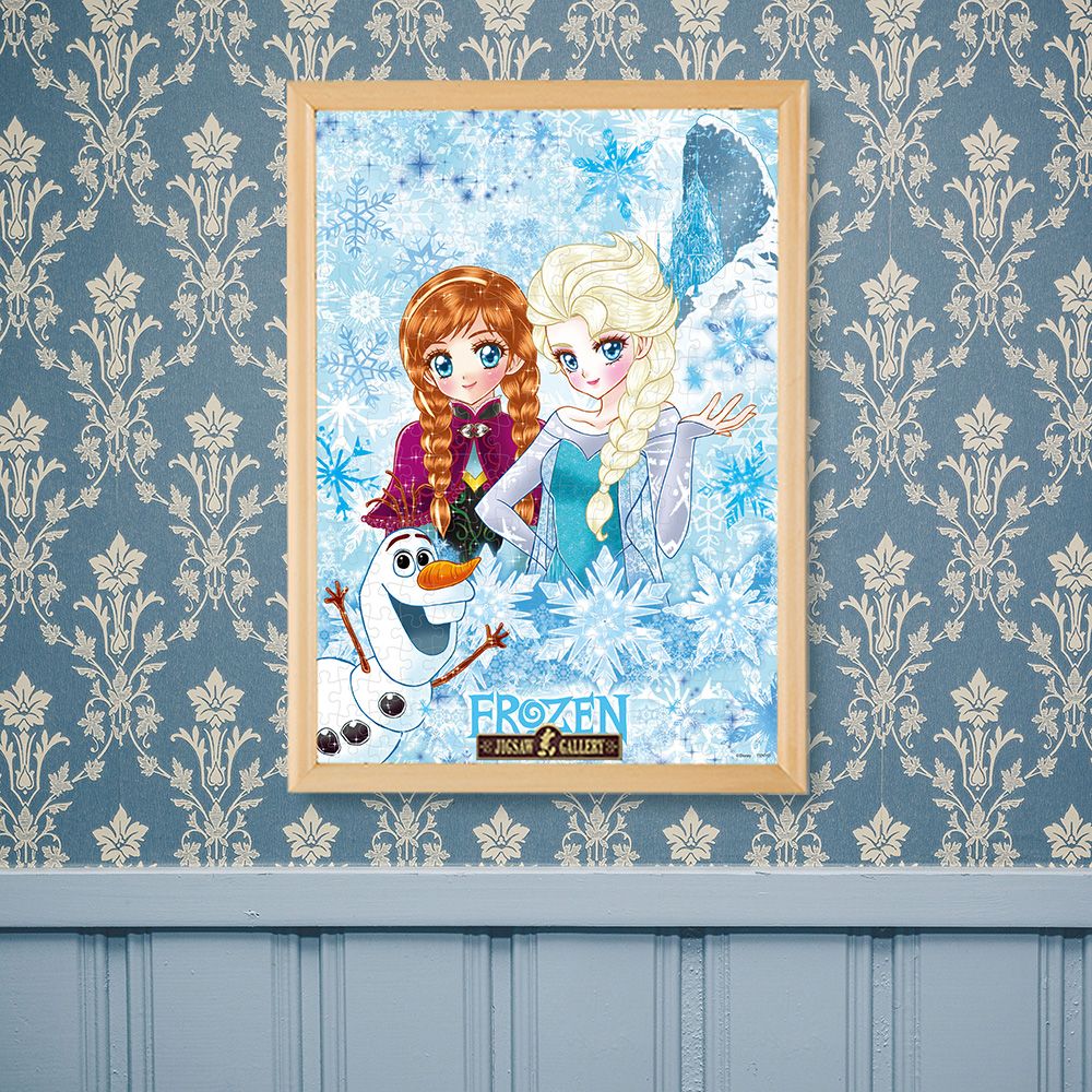 アナと雪の女王 ジグソーパズル 300ピース DISNEY FROZEN ART COLLECTION BY SHOKO NAKAGAWA「Trust Your Journey」