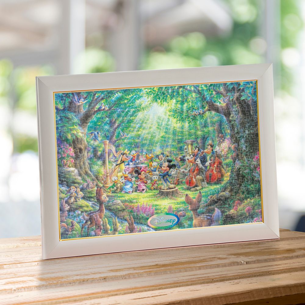 ミッキーマウス ステンドアート ジグソーパズル ぎゅっと500ピース 「森のフィルハーモニー」