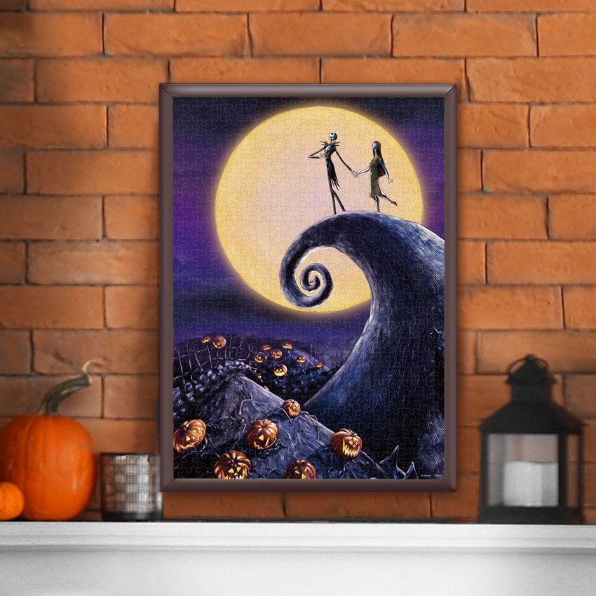 ナイトメアー・ビフォア・クリスマス ジグソーパズル 500ピース 「月あかりに包まれて（ナイトメアー・ビフォア・クリスマス）」