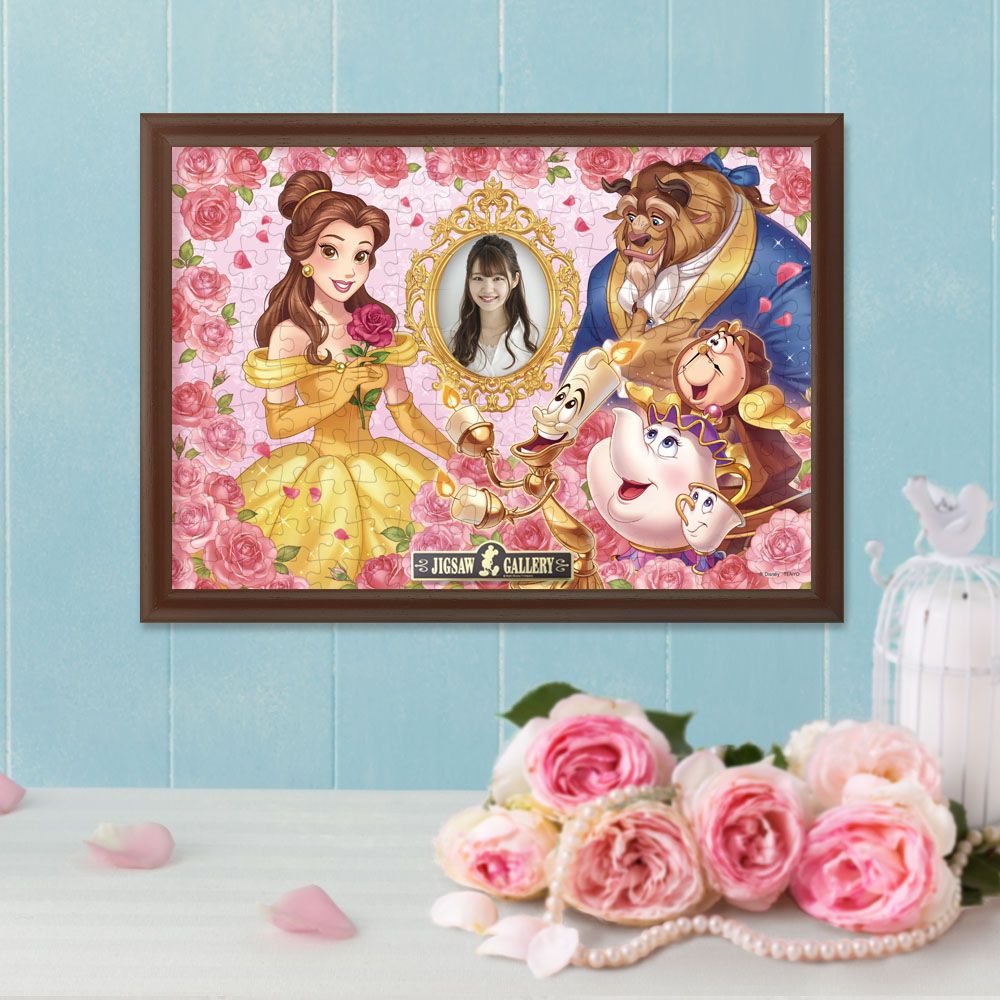 美女と野獣　写真が飾れる　ジグソーパズル　200ピース「バラのメモリー（美女と野獣）」