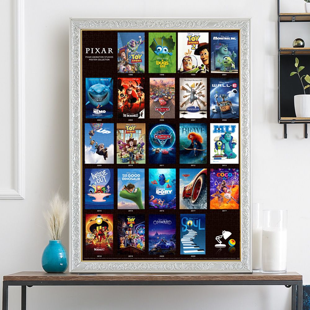 公式 ショップディズニー ピクサーオールキャラクター ジグソーパズル 1000ピース Pixar Animation Studios Poster Collection