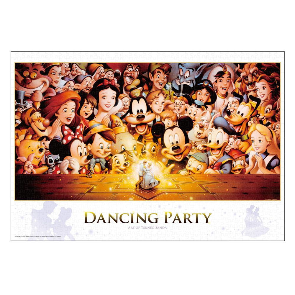 【公式】ディズニーストア.jp | オールキャラクター ジグソーパズル 1000ピース「Dancing Party」スペシャルアート コレクション  ツネオ・サンダ