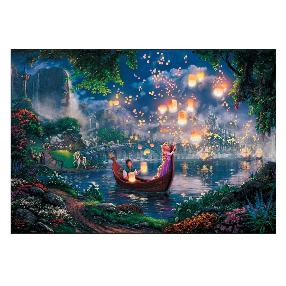 THOMAS KINKADE キャンバス ラプンツェル-