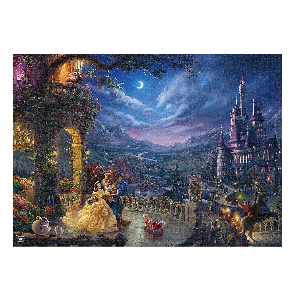 【公式】ディズニーストア.jp | 美女と野獣 ジグソーパズル 2000ピース 「Beauty and the Beast Dancing in  the Moonlight」スペシャルアート コレクション トーマス・キンケード