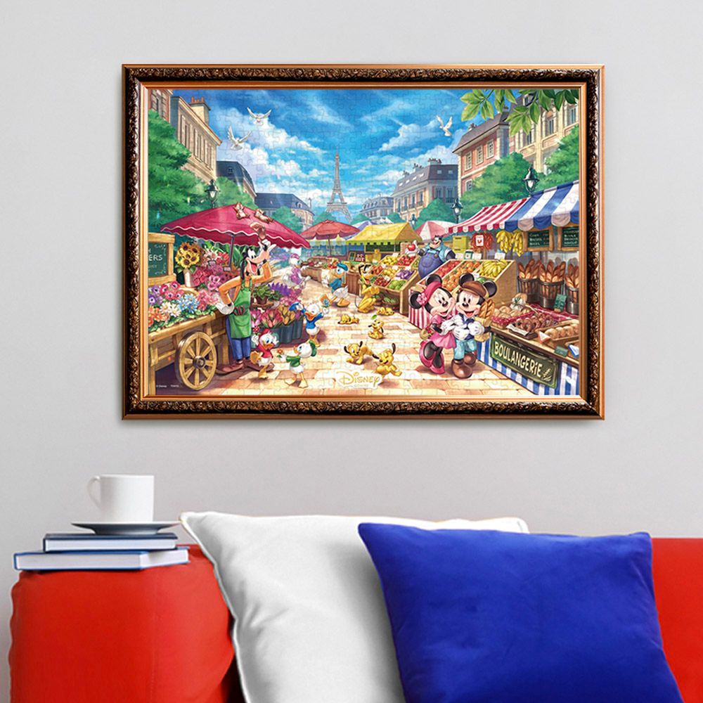 ミッキー＆フレンズ ジグソーパズル 500ピース 「マルシェのにぎわい」&nbsp;