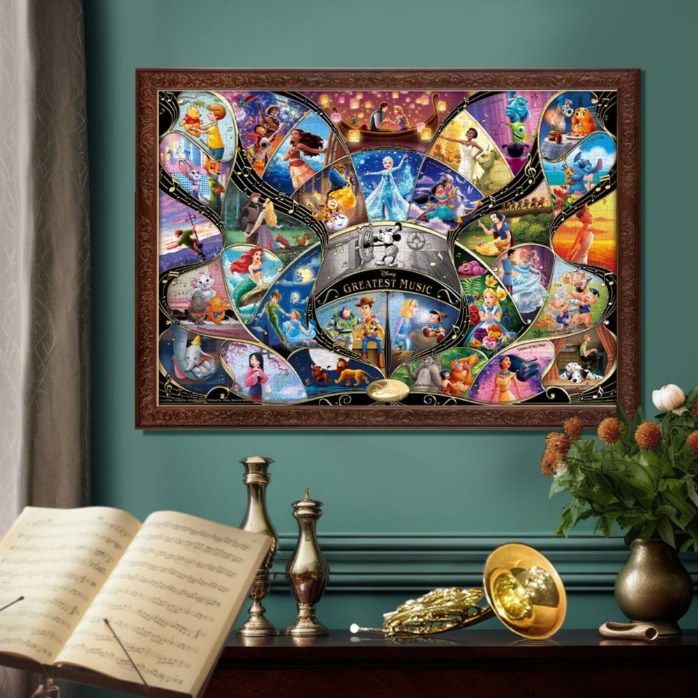 ディズニーキャラクター ギルディングスタイル ジグソーパズル 1000ピース「DISNEY GREATEST MUSIC」