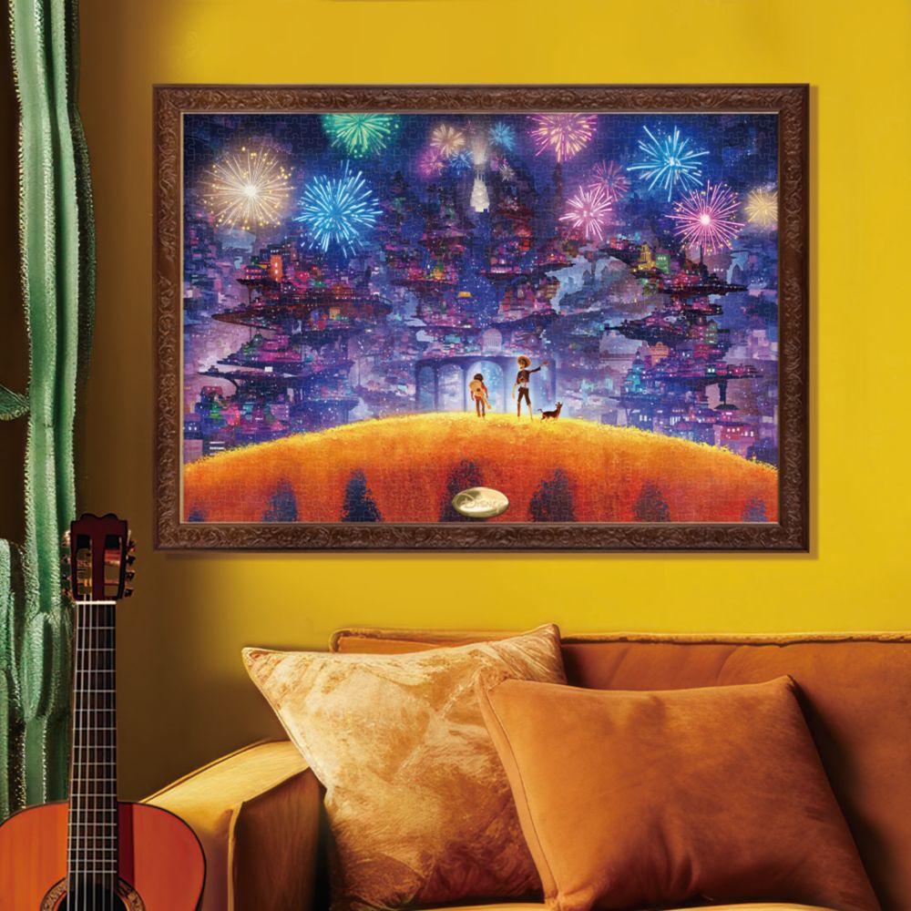 リメンバー・ミー  ジグソーパズル　1000ピース 「死者の国(リメンバ・ミー)」キャンバススタイル