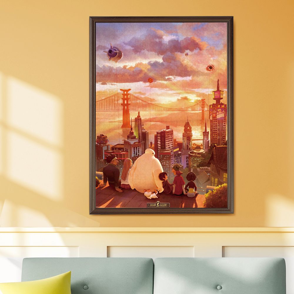 ベイマックス  ジグソーパズル 1000ピース 「夕景に偲ぶ（ベイマックス）」キャンバススタイル