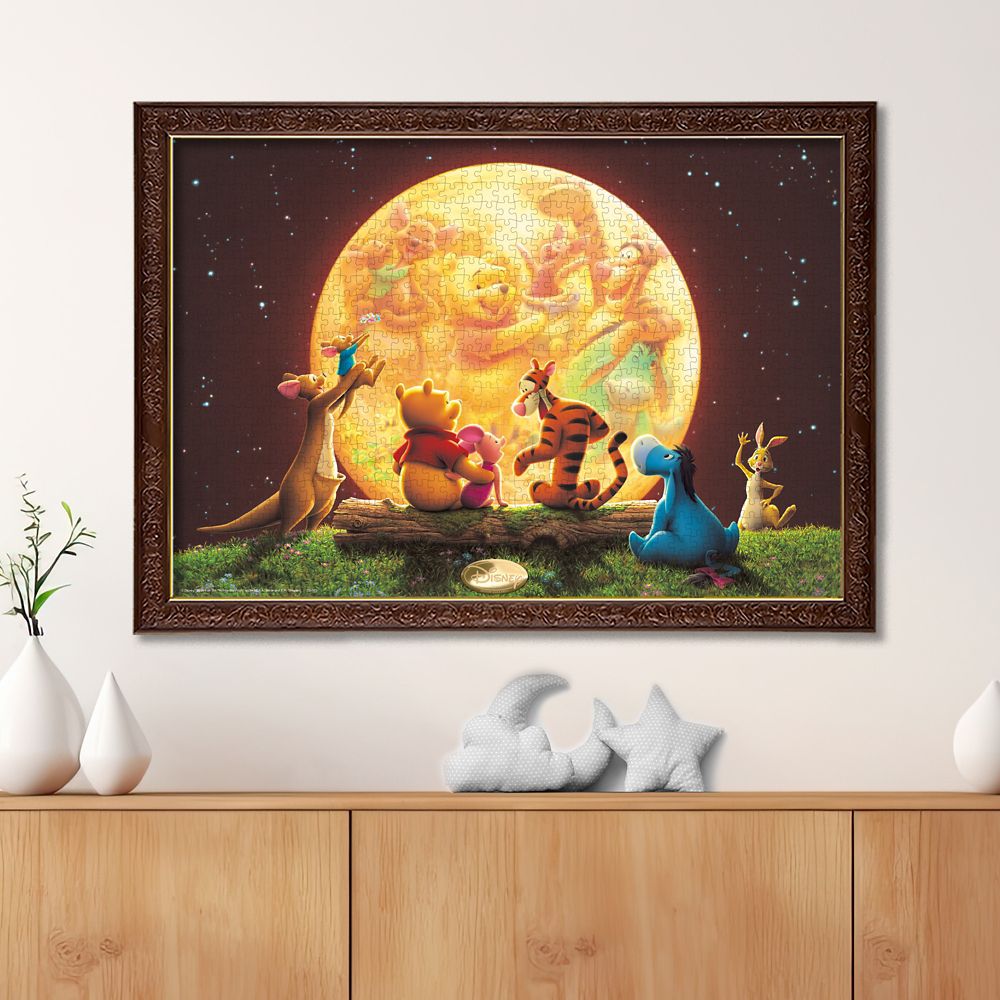 くまのプーさん　光る ジグソーパズル　1000ピース 「ムーンライト パーティー（くまのプーさん）」 ムーンライト コレクション