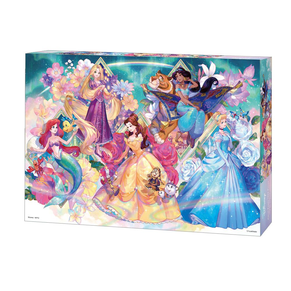 ディズニープリンセス レインボー・ホログラフィック・ペーパー ジグソーパズル　1000ピース 「Princess Prism Fantasy」Fuzichoco Fantasy Collection