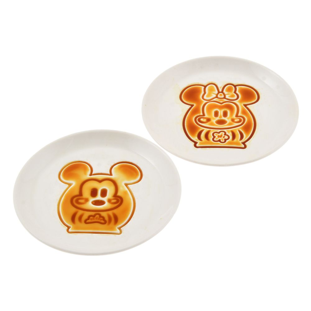 公式 ショップディズニー ミッキー ミニー 醤油皿 だるま Eto Disney 21