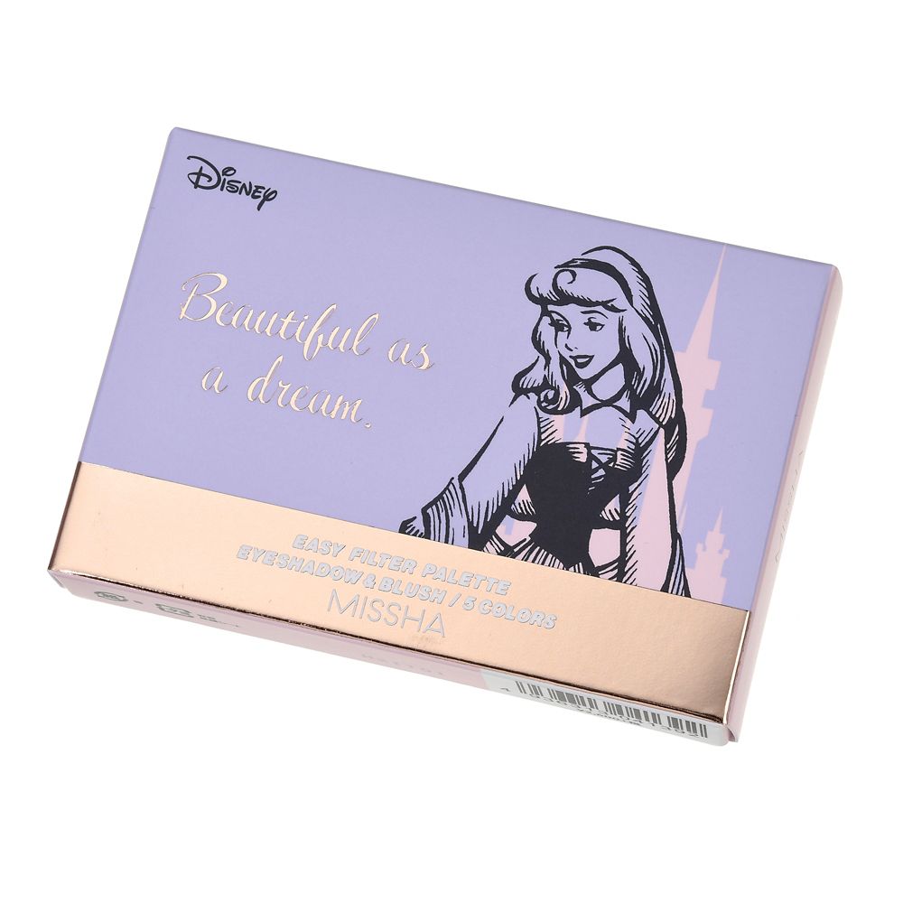 公式 ショップディズニー Missha オーロラ姫 アイシャドウ チーク イージーフィルターシャドウパレット オレンジ