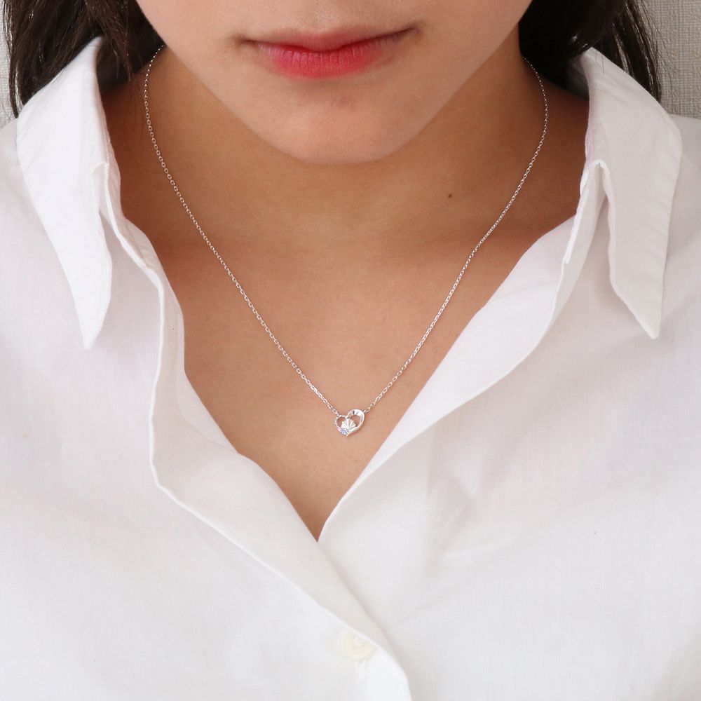 【ザ・キッス】DI-SN1815CB ディズニープリンセス アリエル / シルバー ネックレス