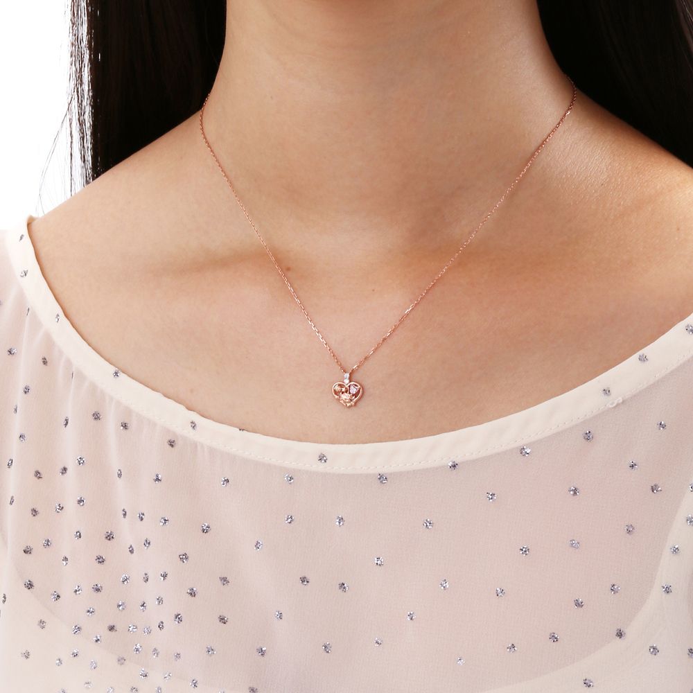 【ザ・キッス】DI-SN708CB トイ・ストーリー エイリアン / シルバー ネックレス