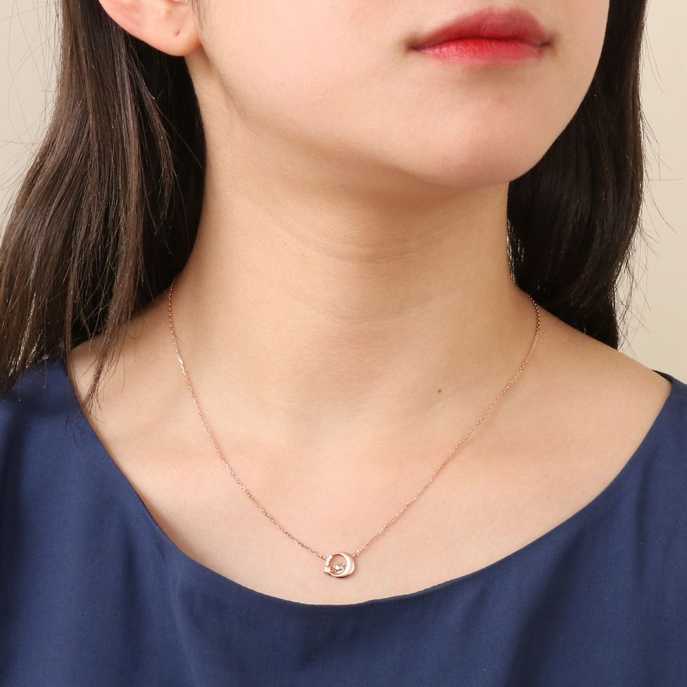 【ザ・キッス】DI-SN1805CB　ディズニー くまのプーさん / シルバー ネックレス