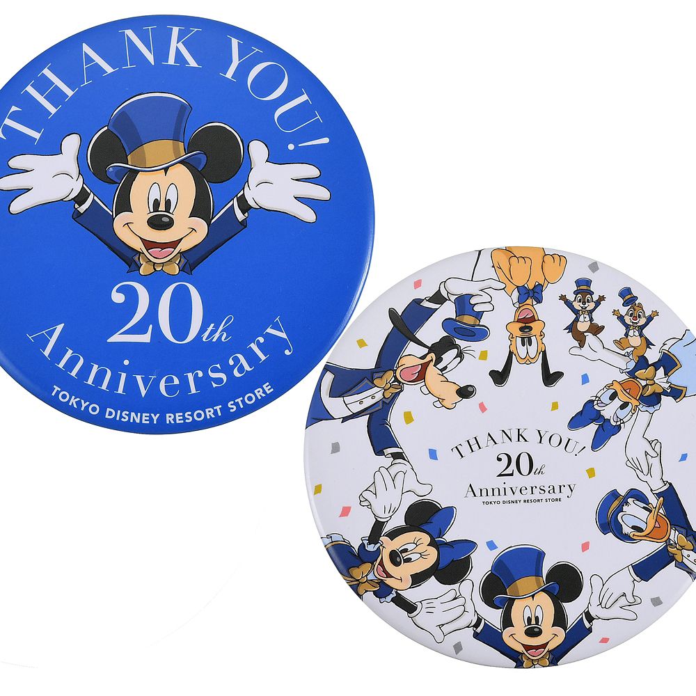 公式 ショップディズニー ミッキー フレンズ シークレット缶バッジ Tokyo Disney Resort Store th Anniversary