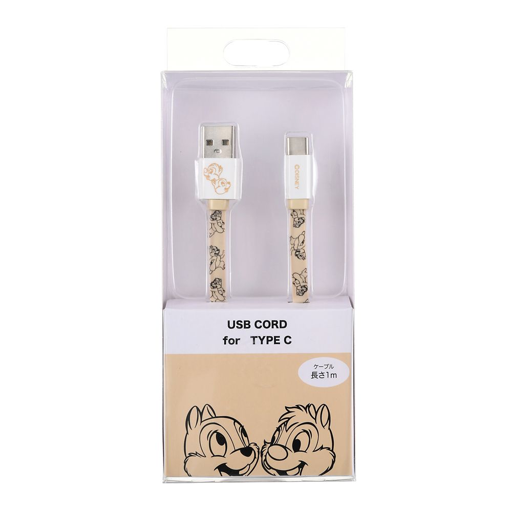 公式 ショップディズニー チップ デール Usbコード Type C用 Gadget