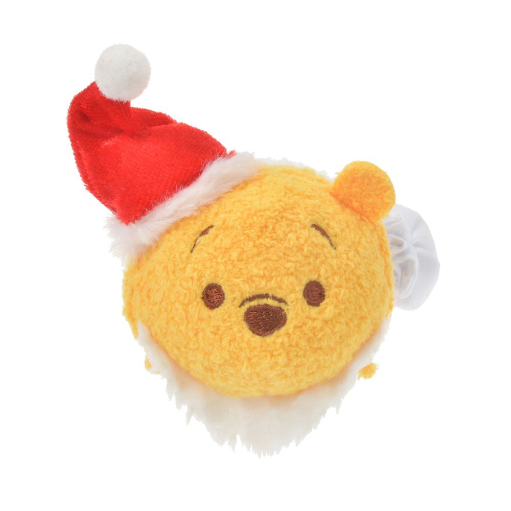 公式 ショップディズニー ツムツム ぬいぐるみ プーさん ミニ S クリスマスカラー Tsum Tsum