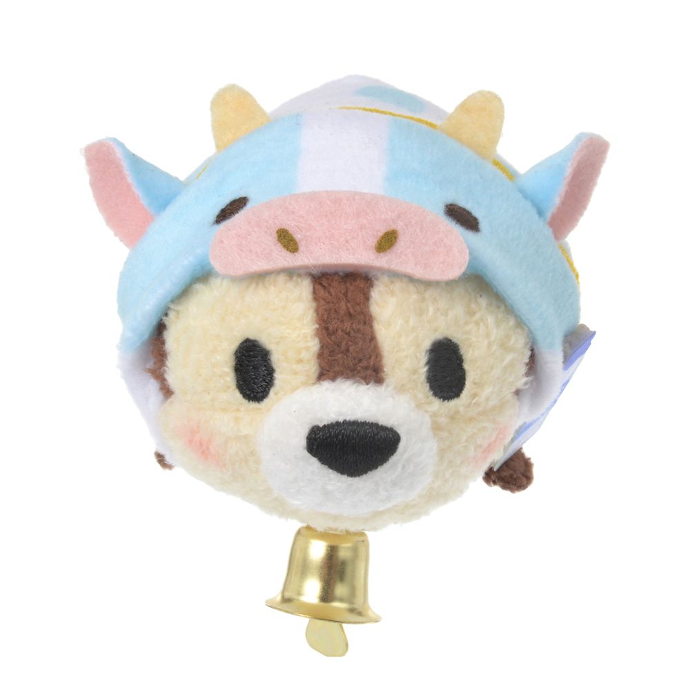 公式 ショップディズニー ツムツム ぬいぐるみ チップ ミニ S 丑 ウシ Tsum Tsum