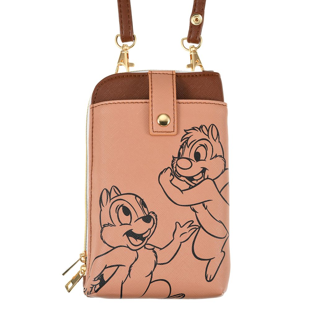 公式 ショップディズニー チップ デール モバポシェ バイカラー Mobile Pochette