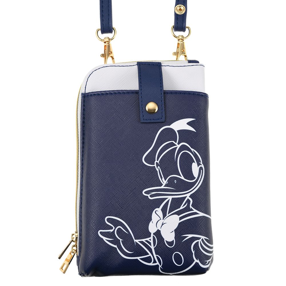 公式 ショップディズニー ドナルド モバポシェ バイカラー Mobile Pochette