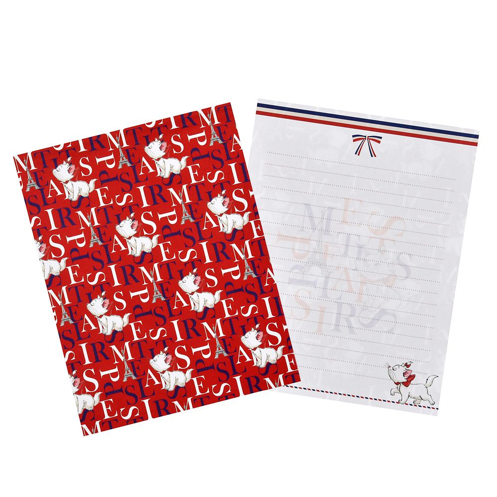 公式 ショップディズニー マリー おしゃれキャット レターセット The Aristocats 50 Years