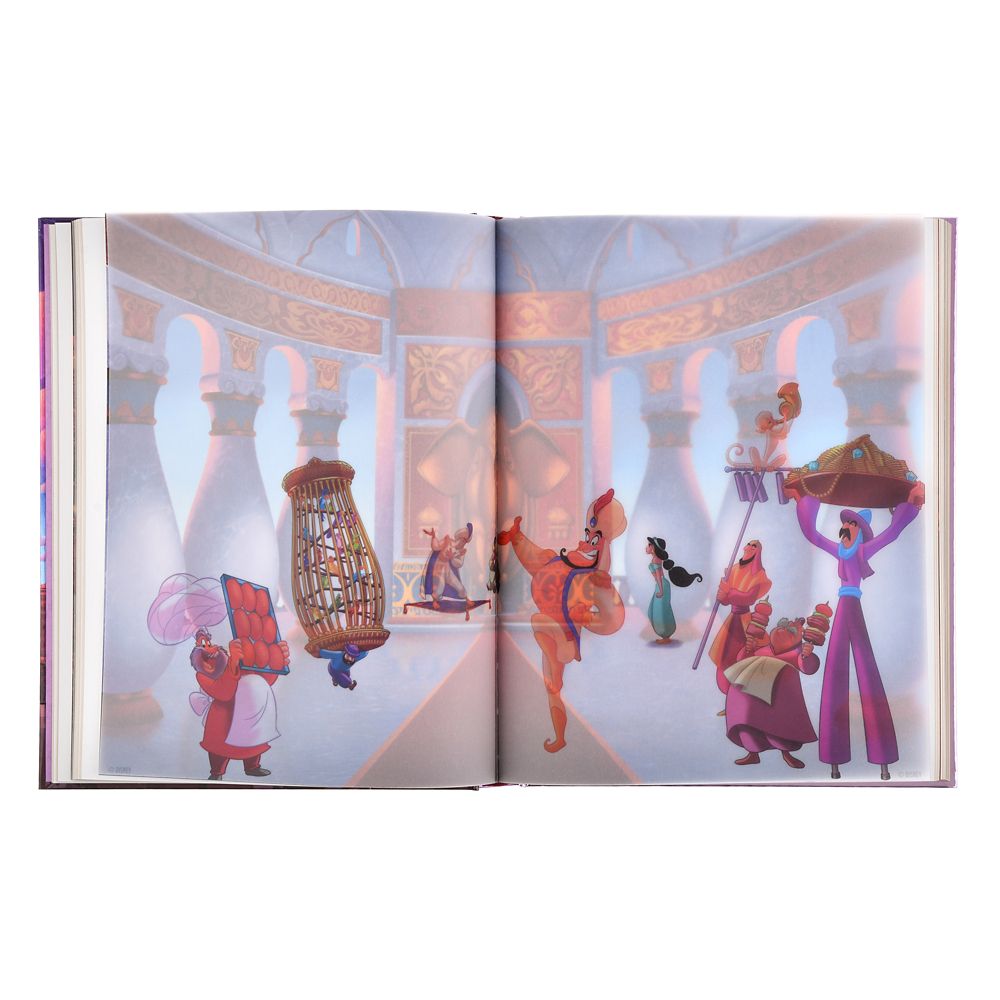 公式 ショップディズニー アラジン ノートブック ポスター付き 宮殿 Disney Castle Collection