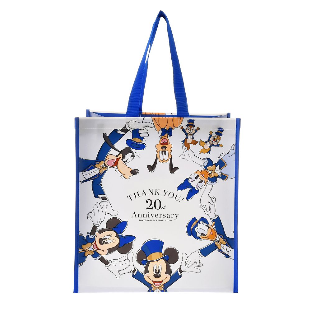 公式 ショップディズニー ミッキー フレンズ ショッピングバッグ エコバッグ Tokyo Disney Resort Store th Anniversary