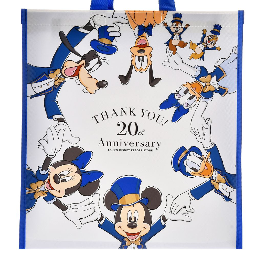 公式 ショップディズニー ミッキー フレンズ ショッピングバッグ エコバッグ Tokyo Disney Resort Store th Anniversary