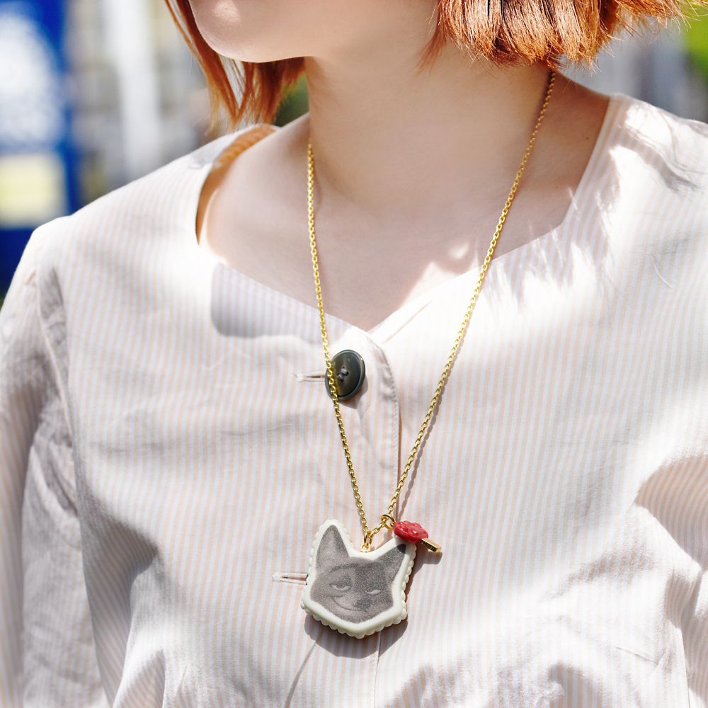 【キューポット】ズートピア　ニック/ネックレス　キャロットケーキ