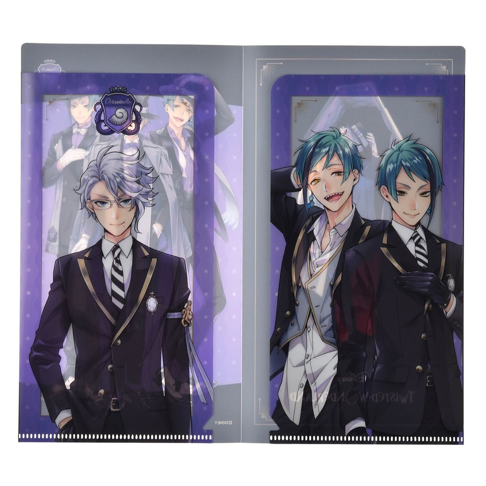 公式 ショップディズニー オクタヴィネル寮 マルチケース 縦長 ディズニー ツイステッドワンダーランド