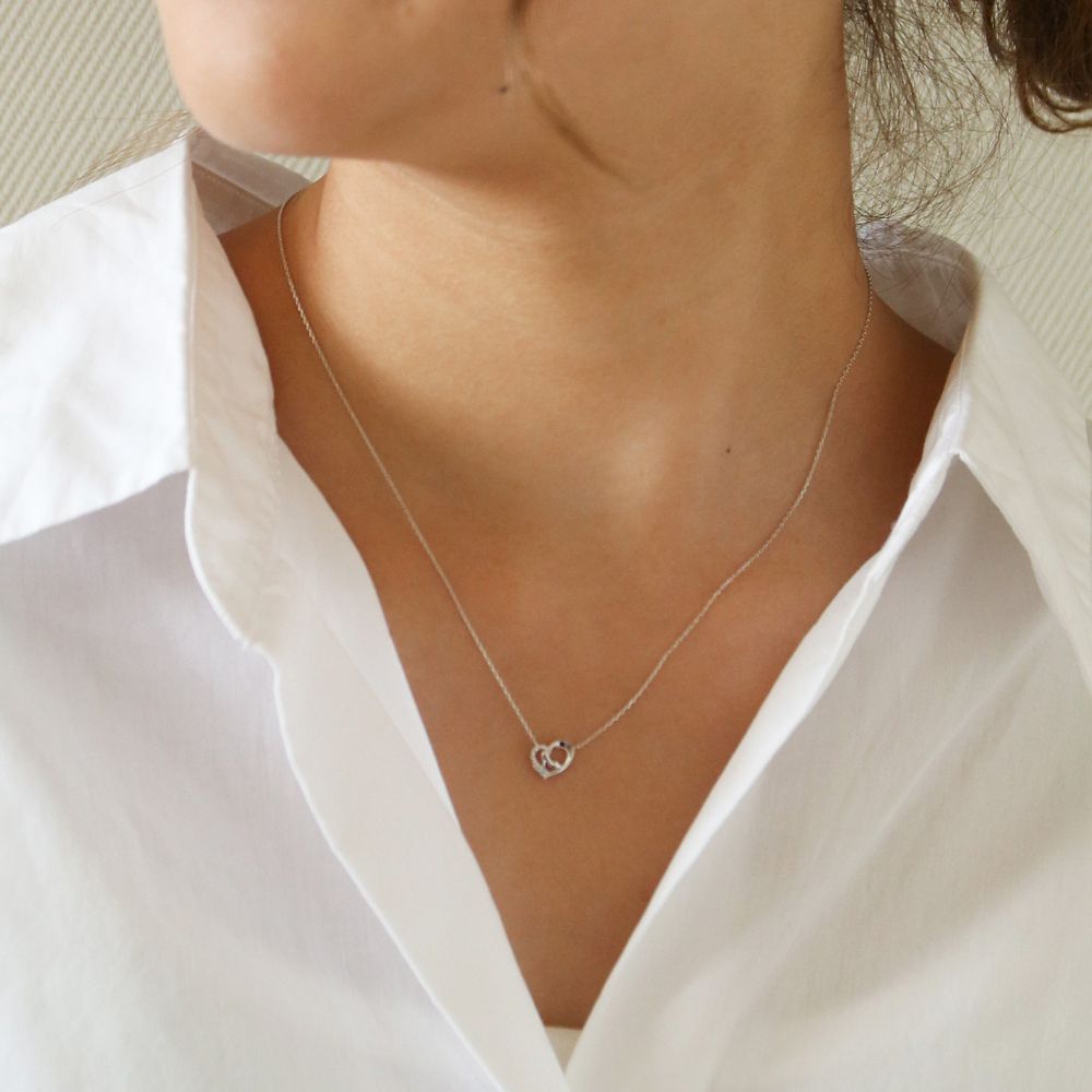 【ザ・キッス】DI-WN1813BT ディズニープリンセス シンデレラ / ホワイトゴールド ネックレス