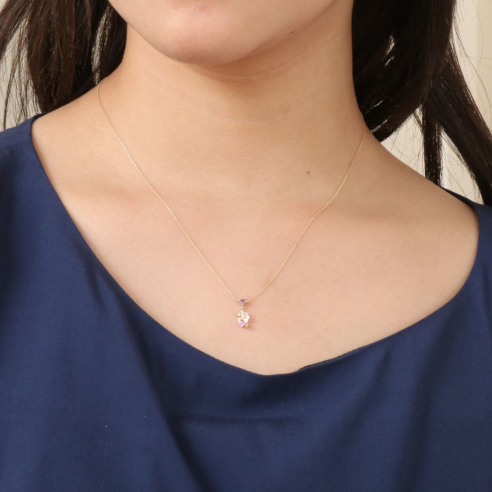 【ザ・キッス】DI-YN1829PSP ディズニープリンセス ラプンツェル / イエローゴールド ネックレス