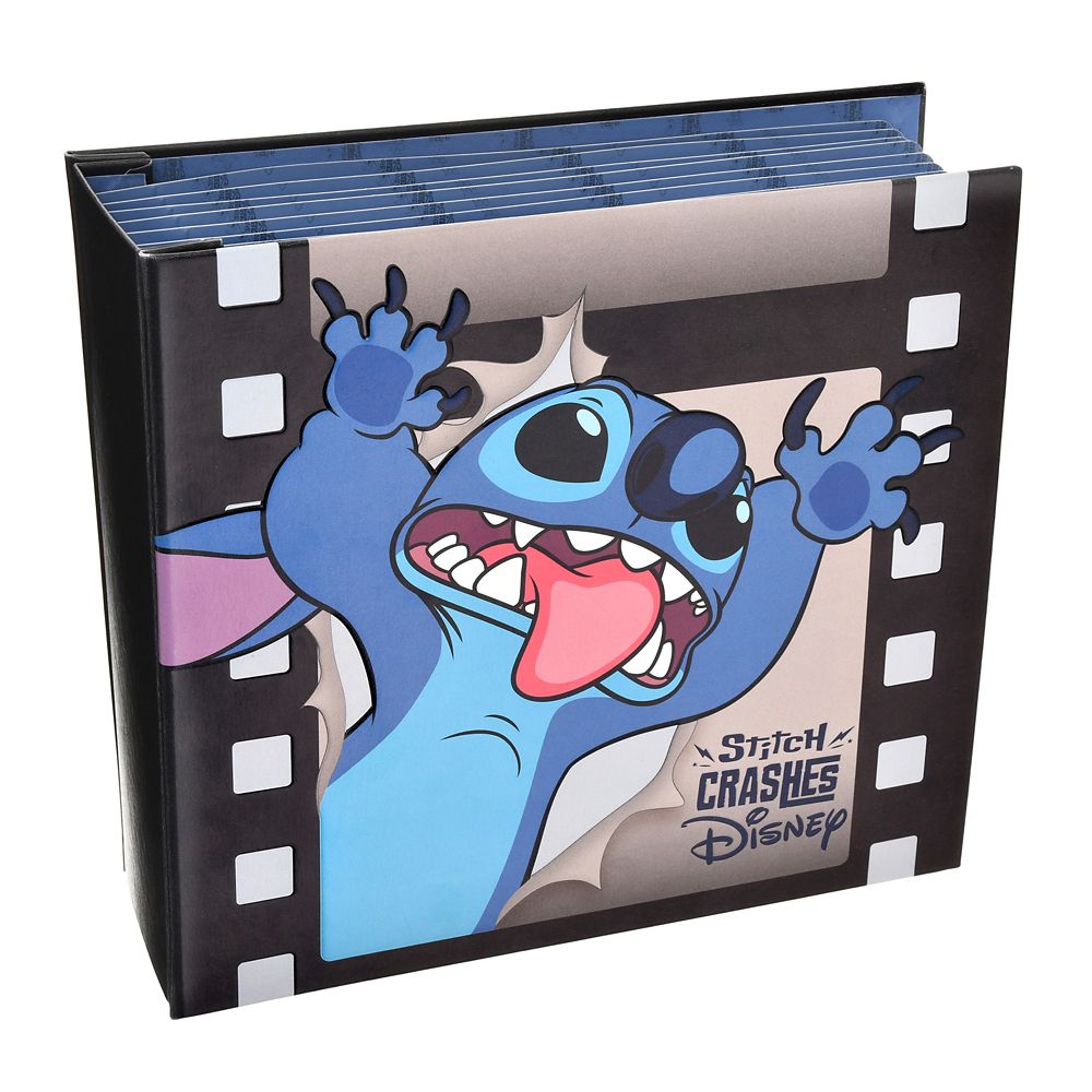 公式 ショップディズニー スティッチ ピンバッジコレクターブック ピンバッジ付き Stitch Crashes Disney