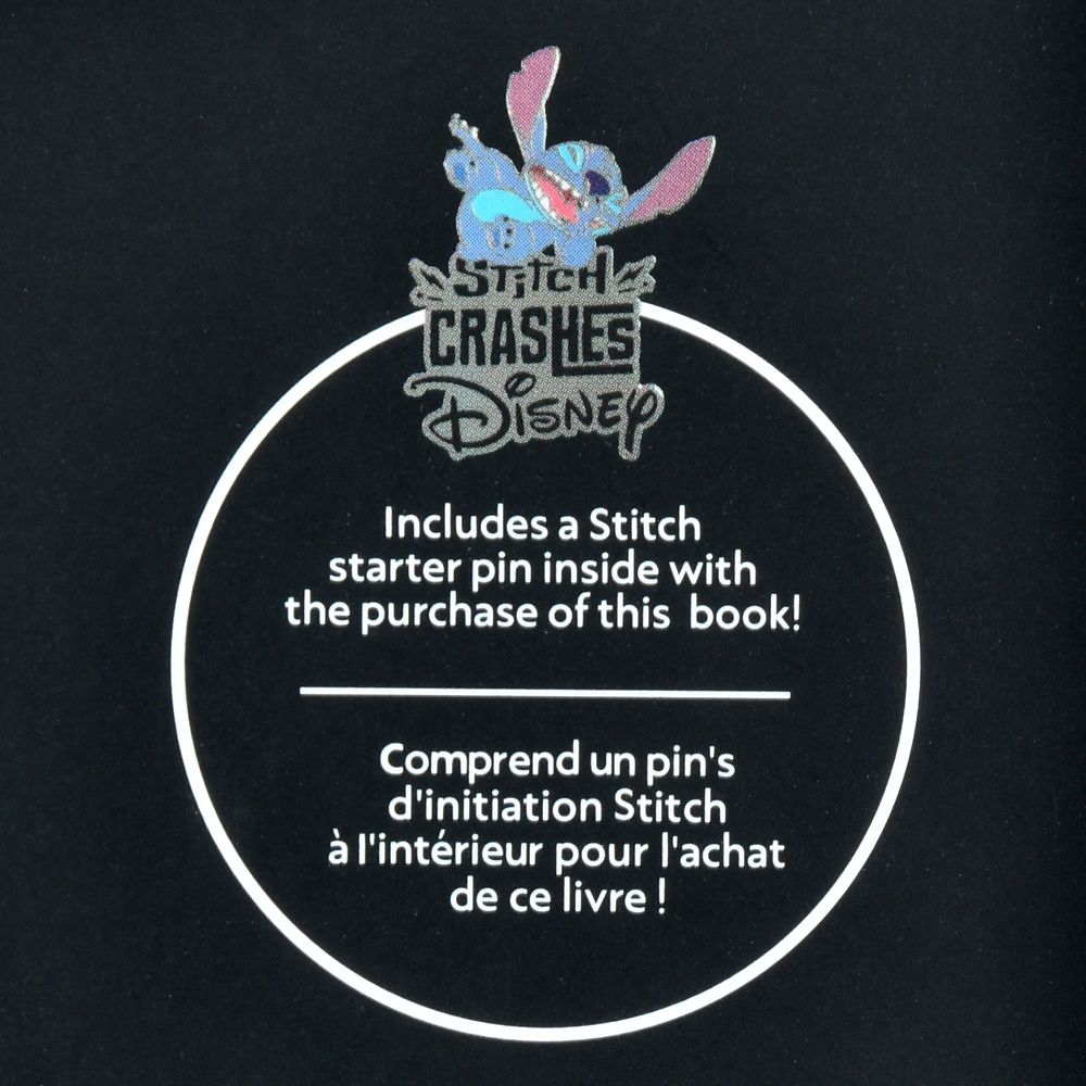 公式 ショップディズニー スティッチ ピンバッジコレクターブック ピンバッジ付き Stitch Crashes Disney