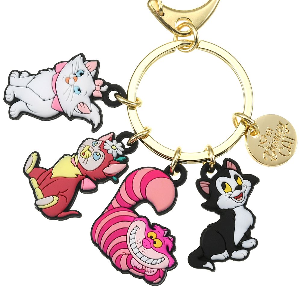 公式 ショップディズニー ディズニーキャラクター キーホルダー キーチェーン I Love My Disney Cat