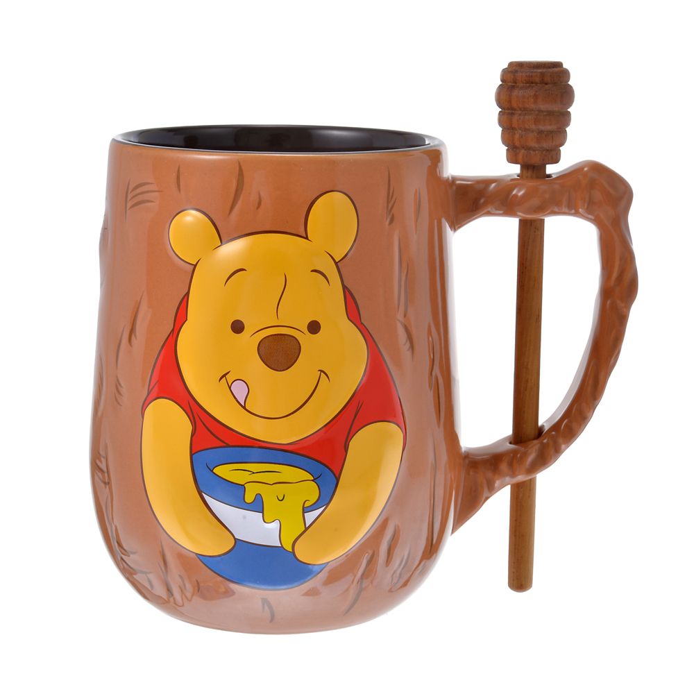 公式 ショップディズニー プーさん マグカップ マドラー Winnie The Pooh And The Honey Tree 55th Anniversary