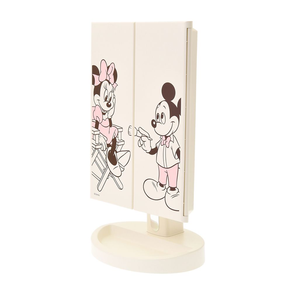 ディズニー ミッキー&ミニー 木彫り額鏡 【公式通販】