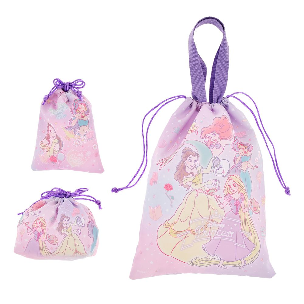 迪士尼disneyプリンセス巾着set ネオンロゴback To School Djsshopping