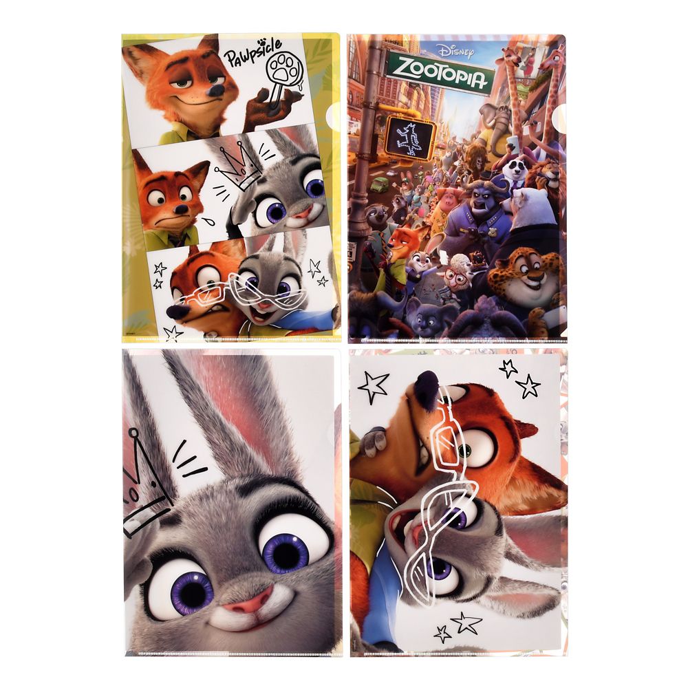 公式 ショップディズニー ズートピア クリアファイル ディズニー映画 ズートピア