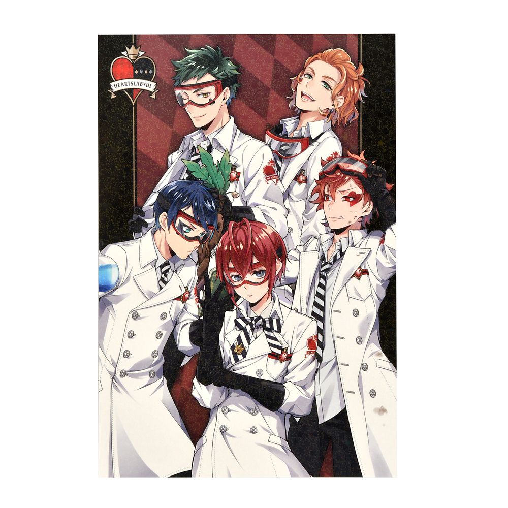 公式 ショップディズニー ハーツラビュル寮 ポストカード 実験着 ディズニー ツイステッドワンダーランド