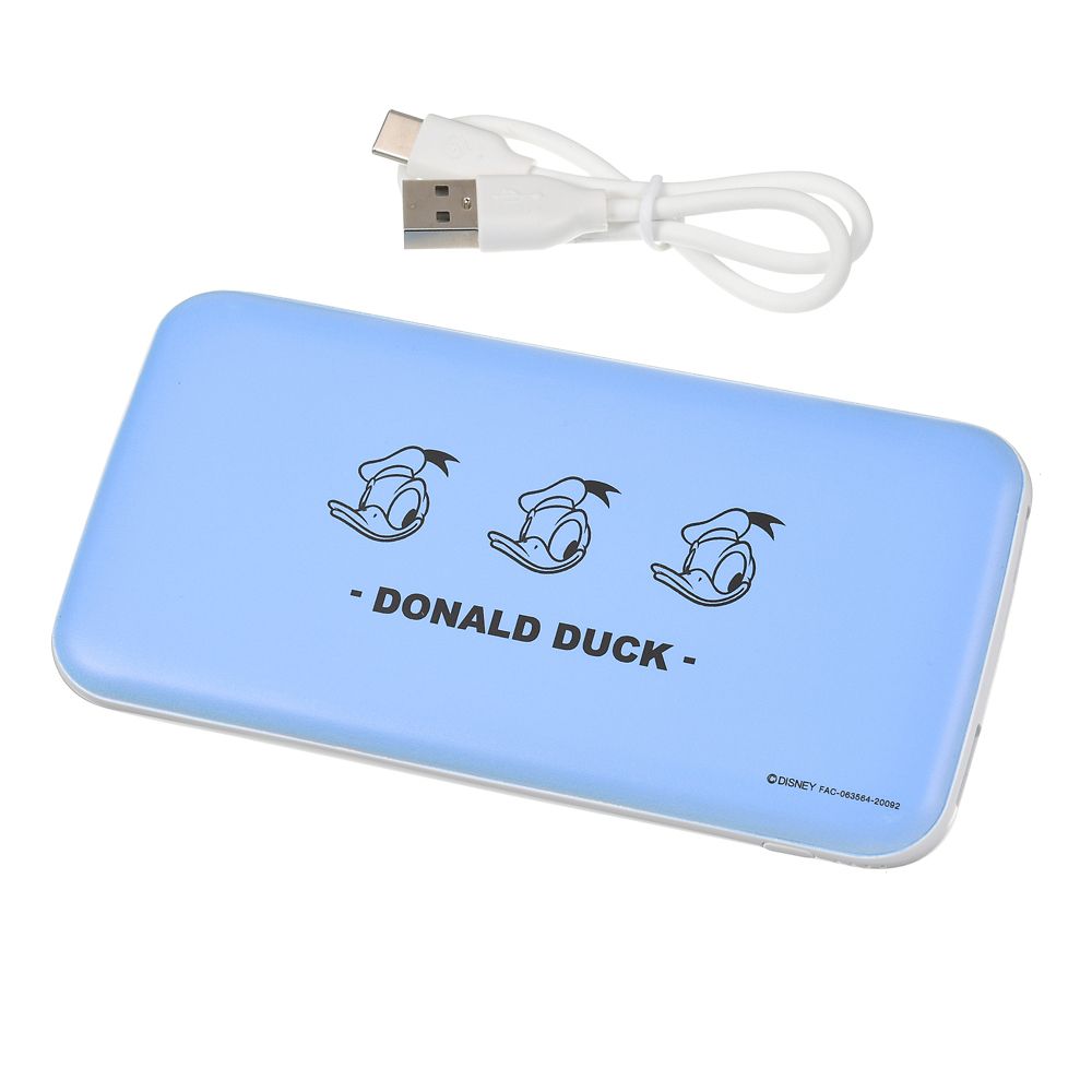 公式 ショップディズニー ドナルド モバイルバッテリーチャージャー Gadget