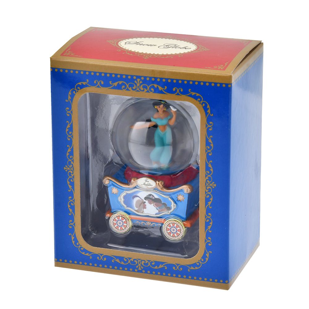 公式 ショップディズニー ジャスミン スノードーム ミニ トロッコ