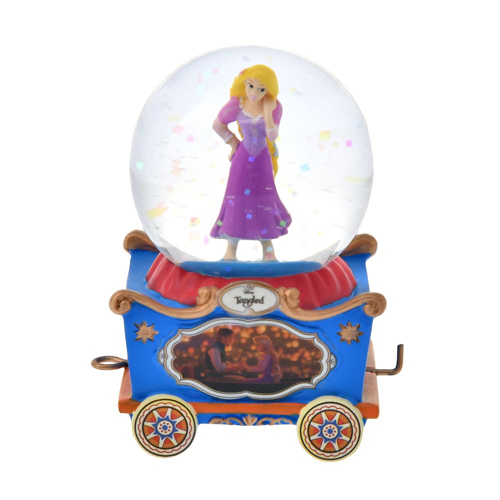 公式 ショップディズニー ラプンツェル スノードーム ミニ トロッコ