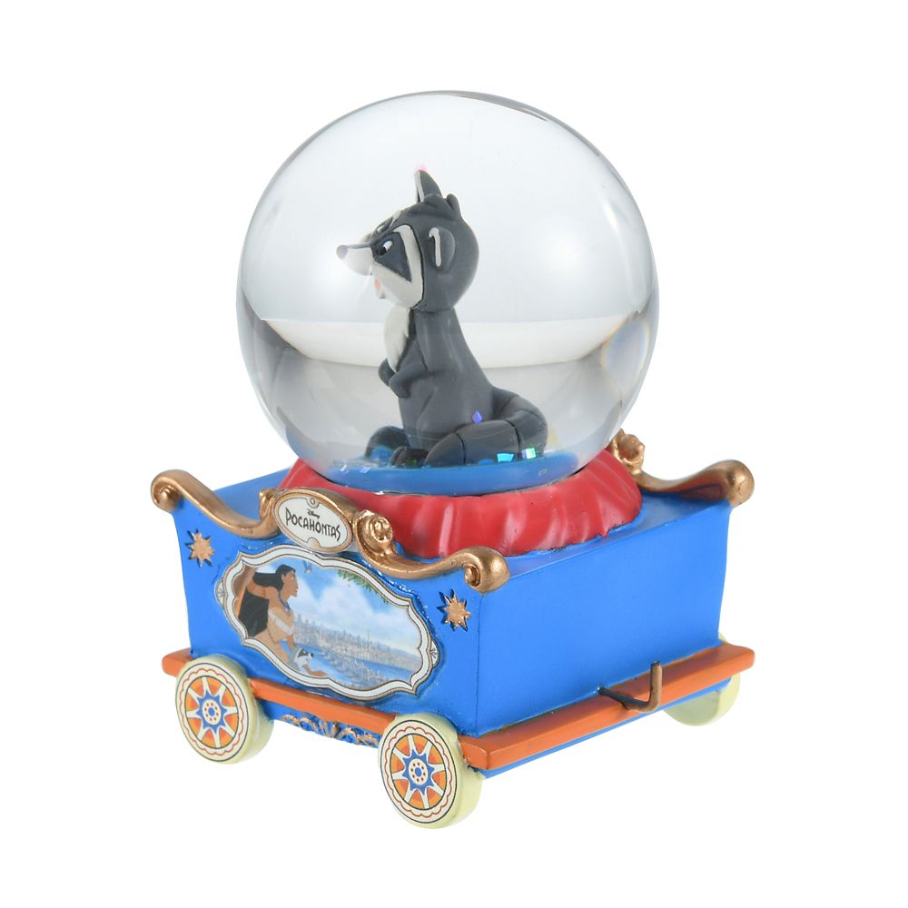 公式 ショップディズニー ミーコ スノードーム ミニ トロッコ ポカホンタス