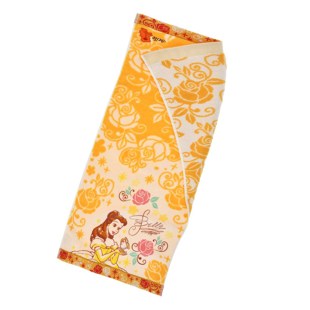 公式 ショップディズニー ベル チップ フェイスタオル ハーフアンドハーフ