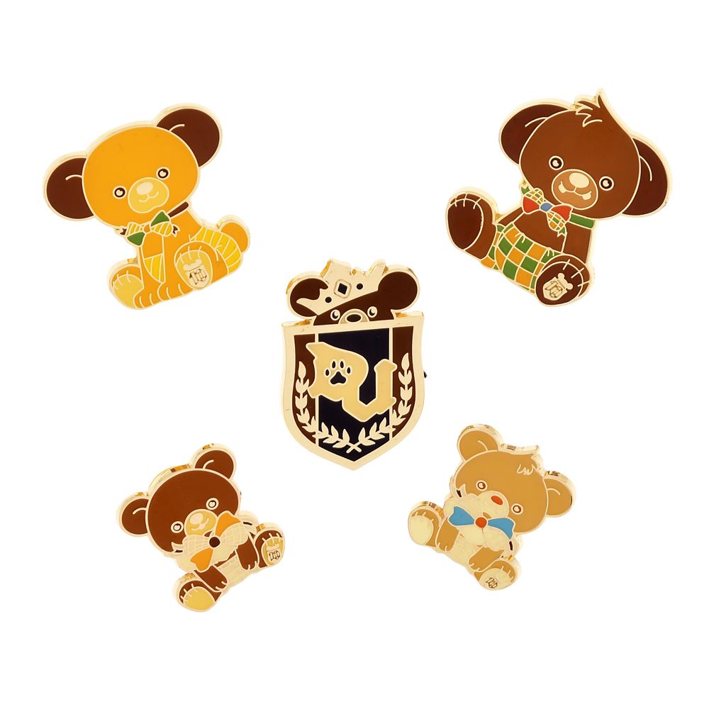 公式 ショップディズニー ユニベアシティ ピンバッジ セット Unibearsity 10th Anniversary